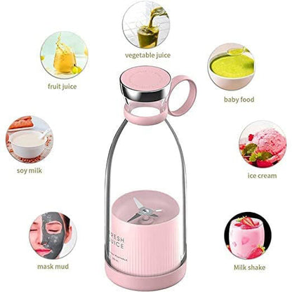 Portable USB Electric Juicer Mixer (420 ml)